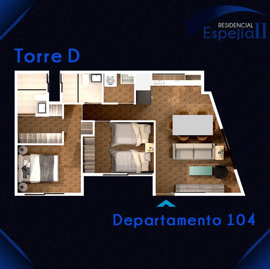 Departamento 104 Residencial Espejia II