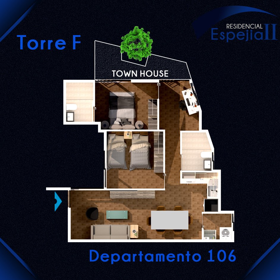 Departamento 106 Residencial Espejia II