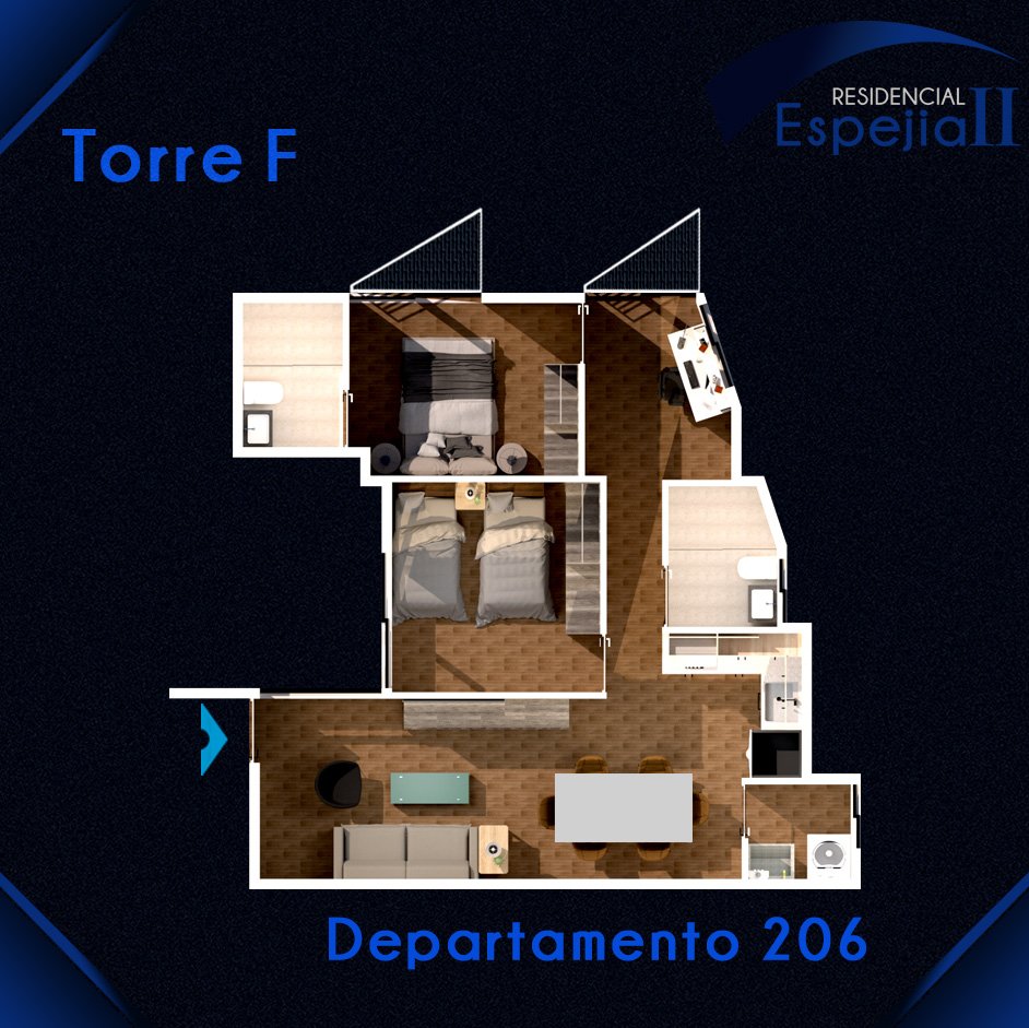 Departamento 206 Residencial Espejia II