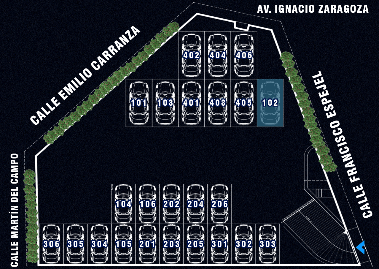 Lugar de Estacionamiento Departamento 102