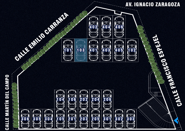 Lugar de Estacionamiento Departamento 103