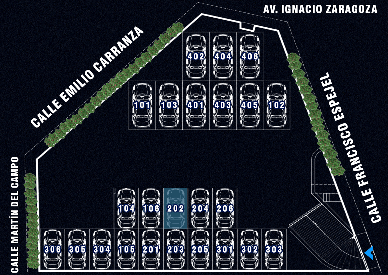 Lugar de Estacionamiento Departamento 202