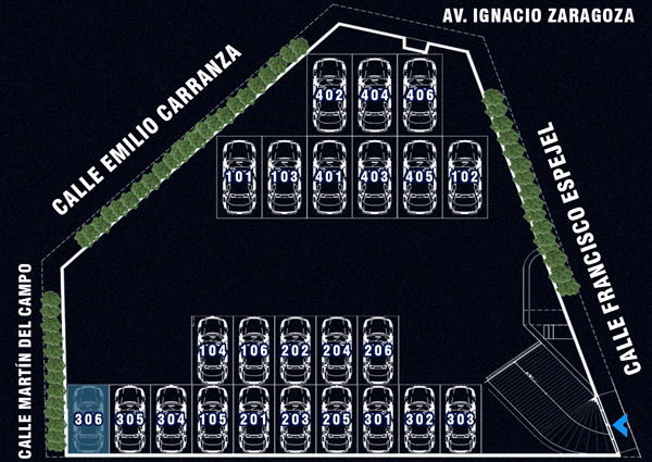 Lugar de Estacionamiento Departamento 306