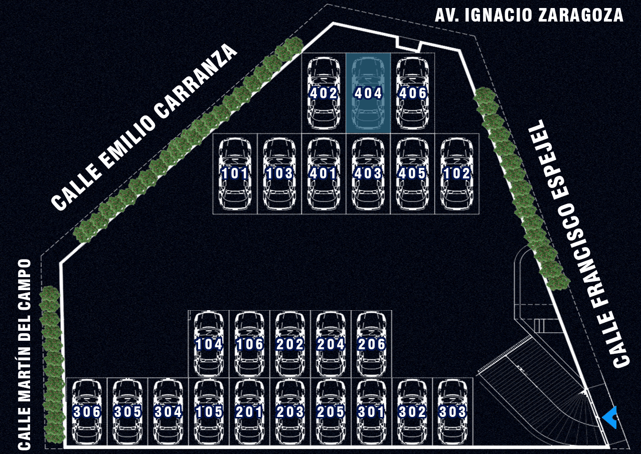 Lugar de Estacionamiento Departamento 404